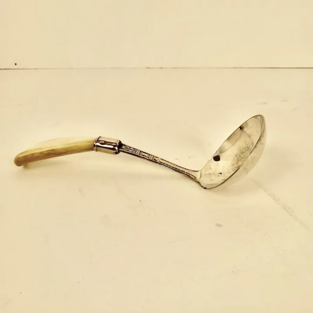 Victorian Mother Of Pearl And Silver Small Ladle - Picture 2 of 6